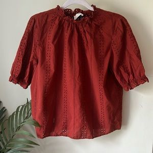 Rust blouse